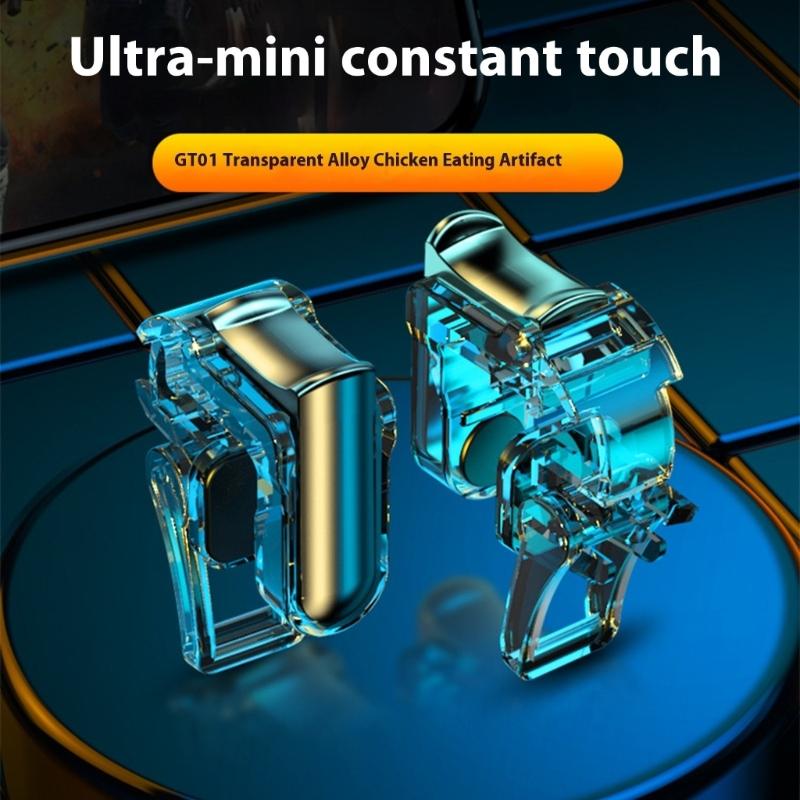 Mobile Gaming Triggers Button Joystick Gaming Accessories Triggers Fire Key Metal Game Controller Fire Button