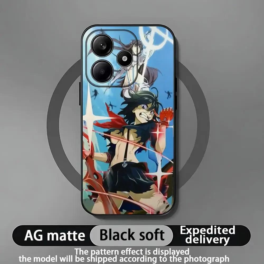 GTTO Anime Kill La Kill Handyhülle Für Xiaomi Redmi Note 14 13 12 11 Pro Plus S 5G 14C A3 Weiche Schwarze Handyhülle