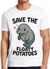 Der Floaty Potatoes Manatee Lustige Dicke Meerjungfrauen Meme Geschenk T-Shirt 2663