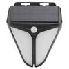 Solar Alarm Lamp Waterproof Human Body Induction Light for Outdoor Yard Farm Warehouse Fence