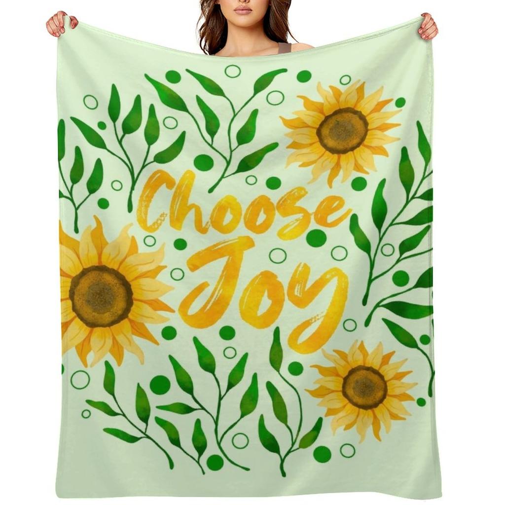 Choose Joy Floral Throw Blanket Furry Blankets For Bed Luxury St Extra Large Throw Blankets