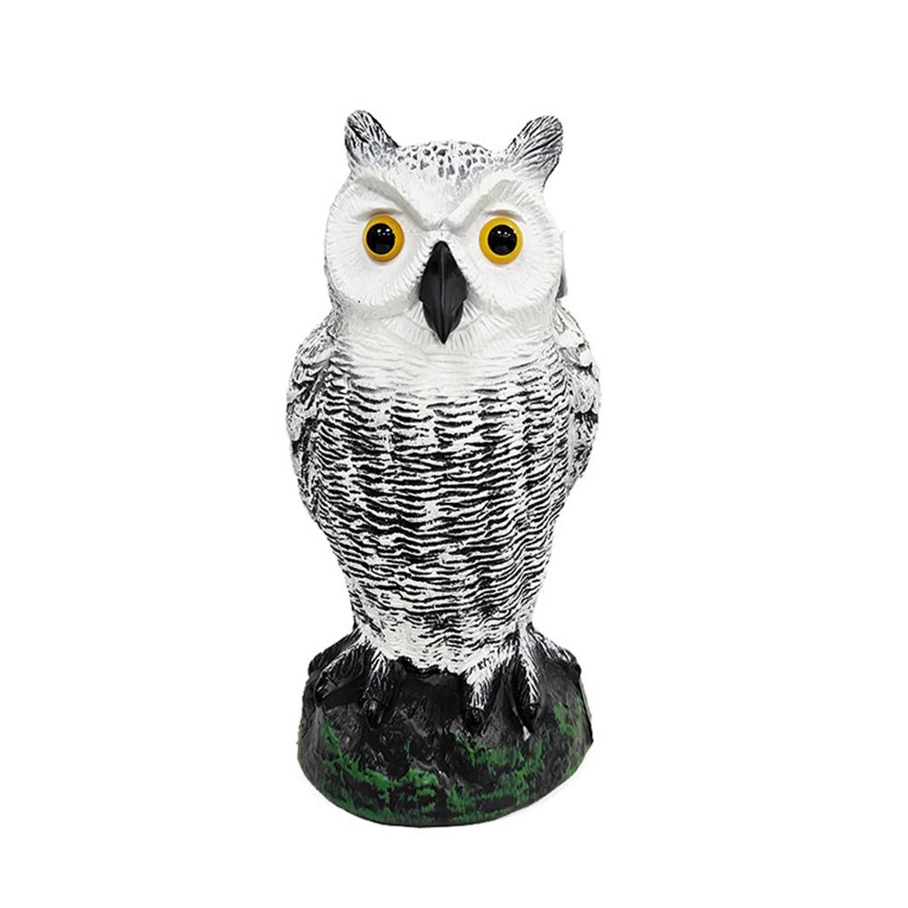 Sunscreen Owl Bird Deterrent Shaking Head Garden Decorations Flying Birds Simulation Owl Lawn