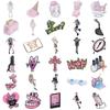 60 Cartoon Domi Style Girl Doodle Stickers Decorative Suitcase Pen Guitar Notebook Waterproof Explosive
