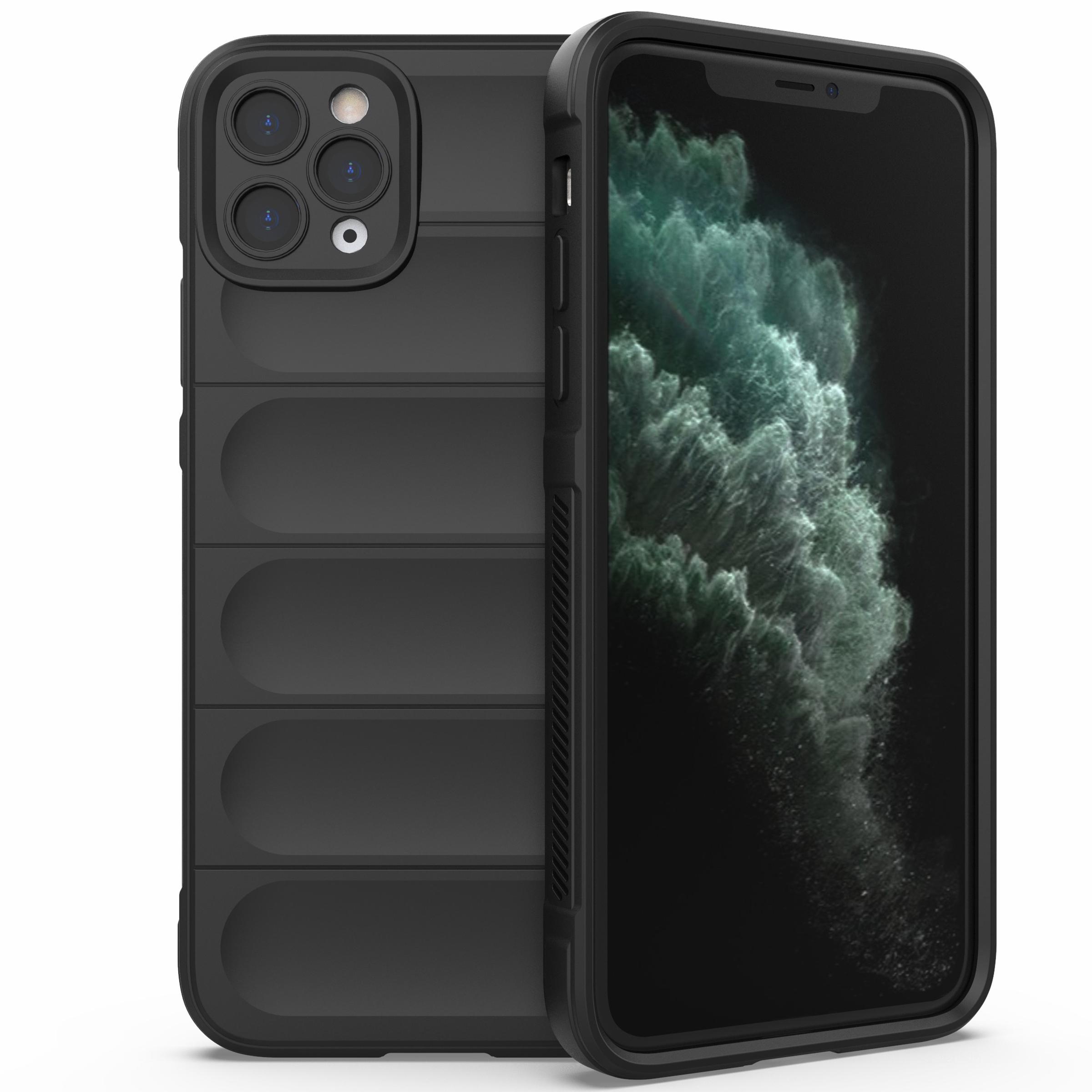 

Чехол для iPhone 11 Pro Max, противоударный, гибкий ТПУ, чехол для мобильного телефона Black