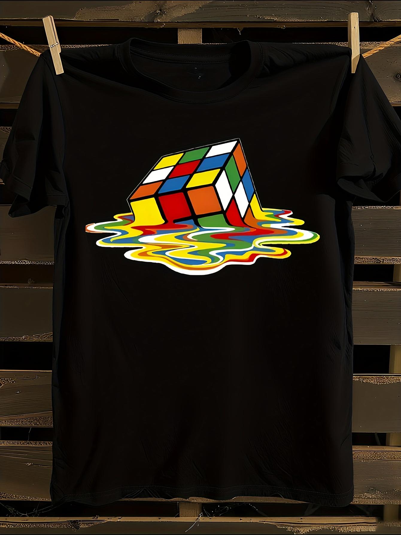 Big Bang Theory Sheldon Cooper Inspired Melting Cube Grap... XXXXL