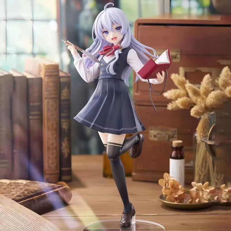 Wandering Witch Elaina School Uniform Version Gk Statue 1/7 Scale Painted Anime Figure Collectible Model Desktop Ornament Gift