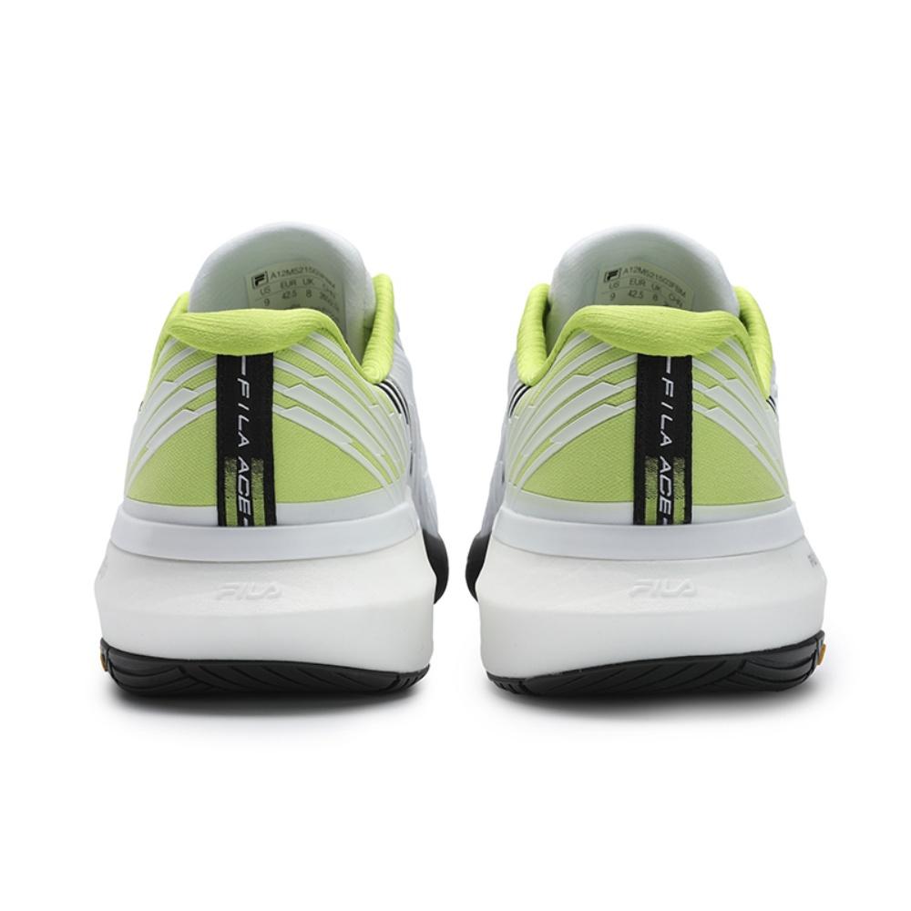 FILA Ace Fabric Vitality Fashion Low-Top Tennis Shoes Men sneaker White Green A12M521503FBM