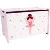 Wooden Toy Box - Ballerina Dancer - FUN HOUSE - H.40 X W.58 X D.36 Cm