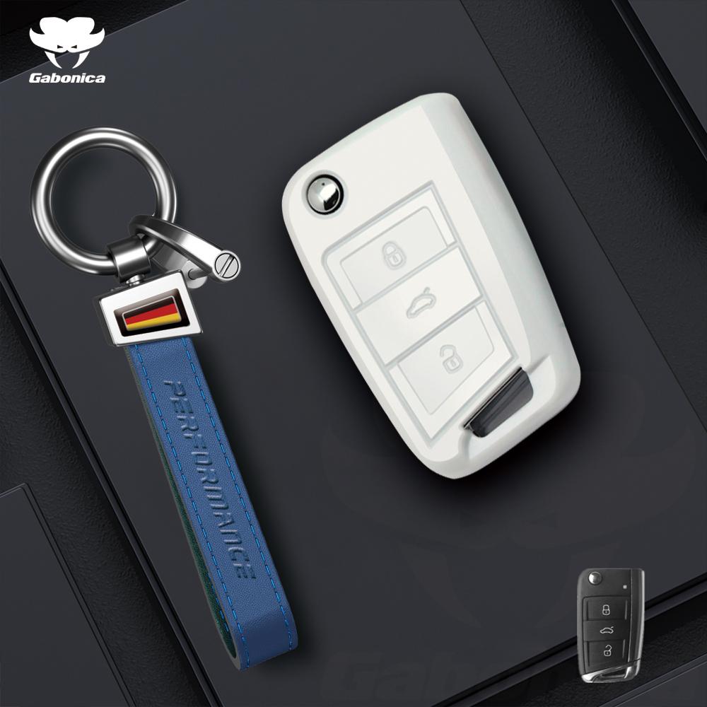 For Vw Volkswagen Polo Golf 4 5 6 7 T5 Mk7 Tiguan Passat B6 B5 Skoda Octavia A5 A7 Seat Leon Fr 2 Ibiza Ateca Car Key Case Cove
