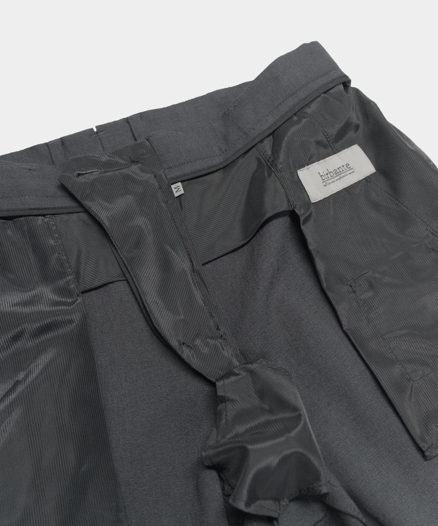 BIRBANTE Grained Side Banding Pants - Till