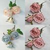 Highquality Artificial Silk Rose Bouquet For Event And Home Decor
