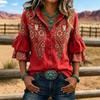Dubbele manchet POLO kraag dames top Europese en Amerikaanse nieuwe mode casual kleding temperament forensische casual