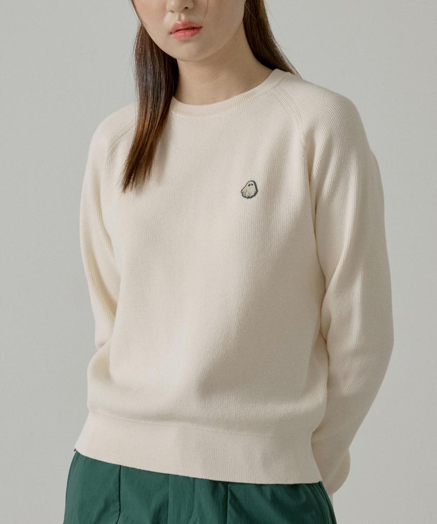 HYPERREET Unisex Hazzi Raglan Active Round Knit [Butter]_Hg1Sw010