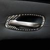 Carbon Fiber Car Interior Door Handle Cover Door Decoration Bowl Stickers For BMW 5 Series Accessories E60 E61 F10 2005-2010