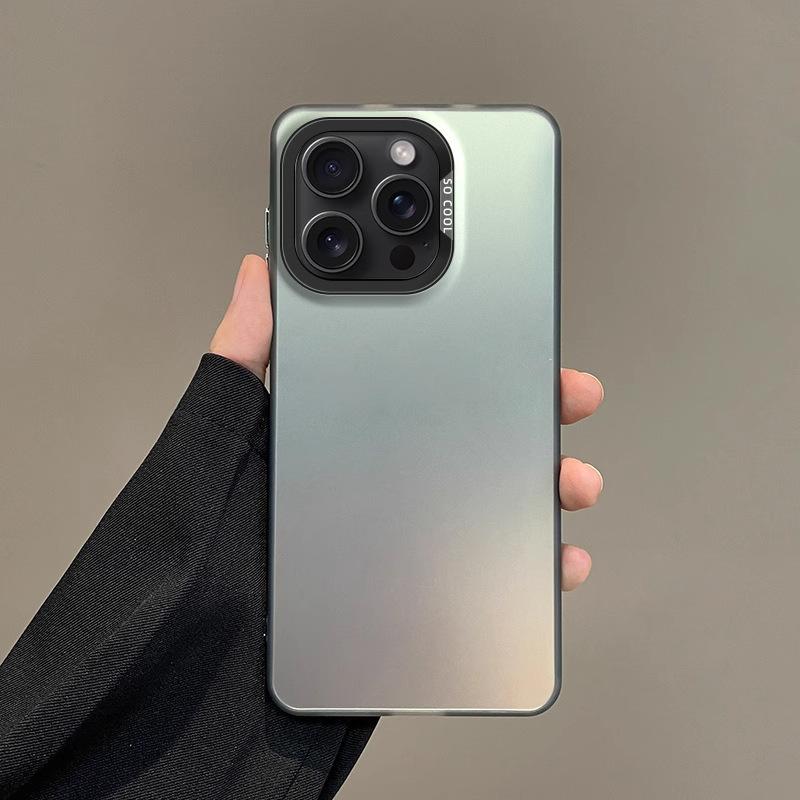 Applicable To Apple 16 Mobile Phone Case Solid Color 14 Matte IPhone 15 Promax All-inclusive 13 Simple Anti-fall Cover