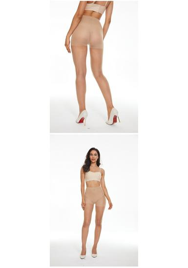Collant in Seta Taglie Forti 30D - Cavallo Anti-strappo, Collant Primavera/Estate per Donna