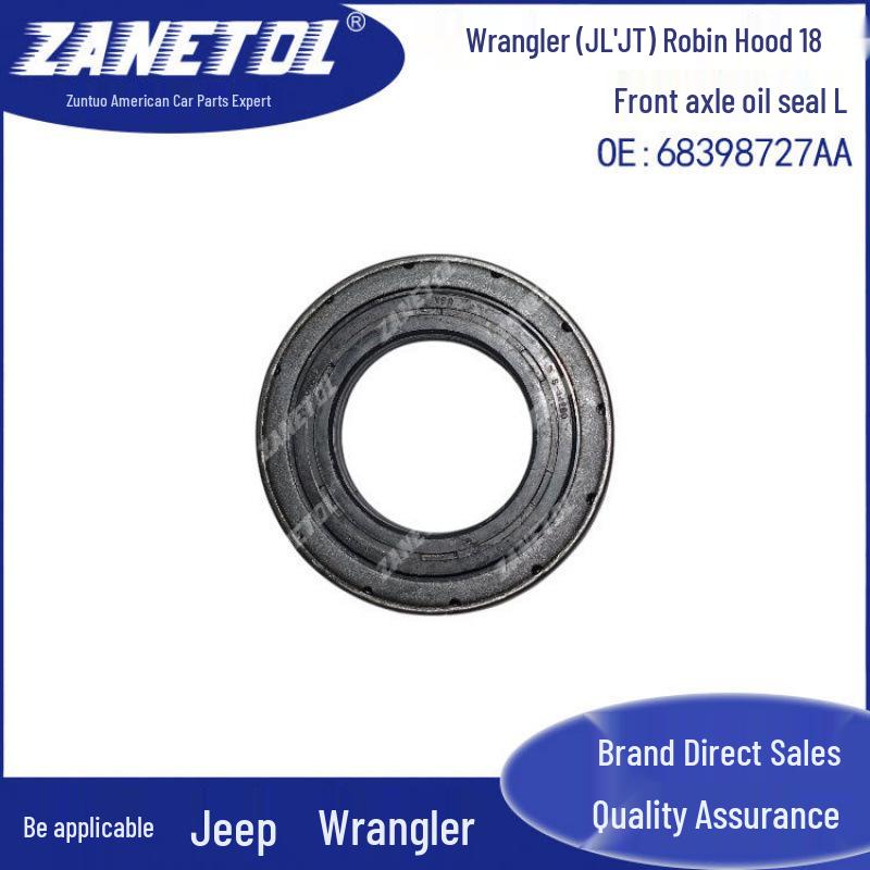 

ZANETOL Front Axle Oil Seal for Wrangler JL/JT Rubicon 18, Part L 68398727
