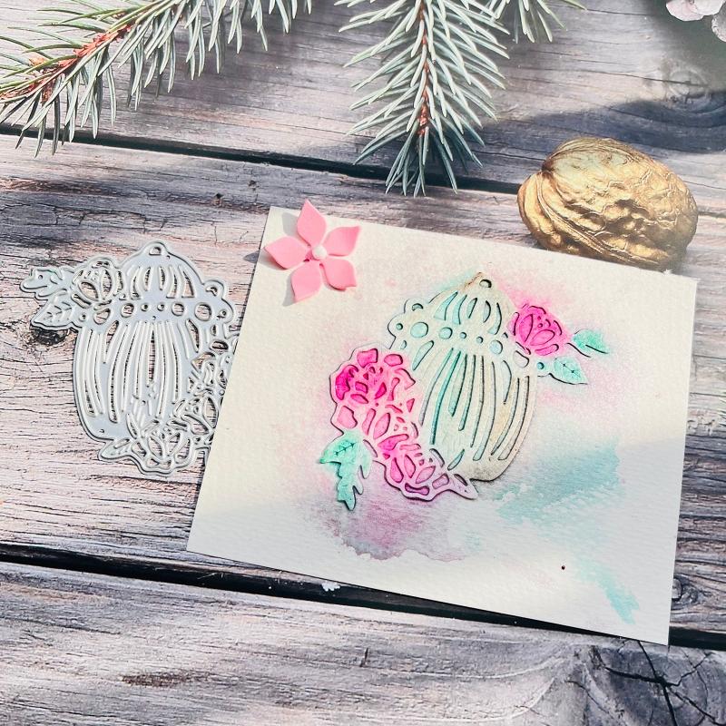 Bird Cage Cutting Dies Bird Cage Die Cut Templates Carbon Steel Cutting Dies for Scrapbooking Card Making Album