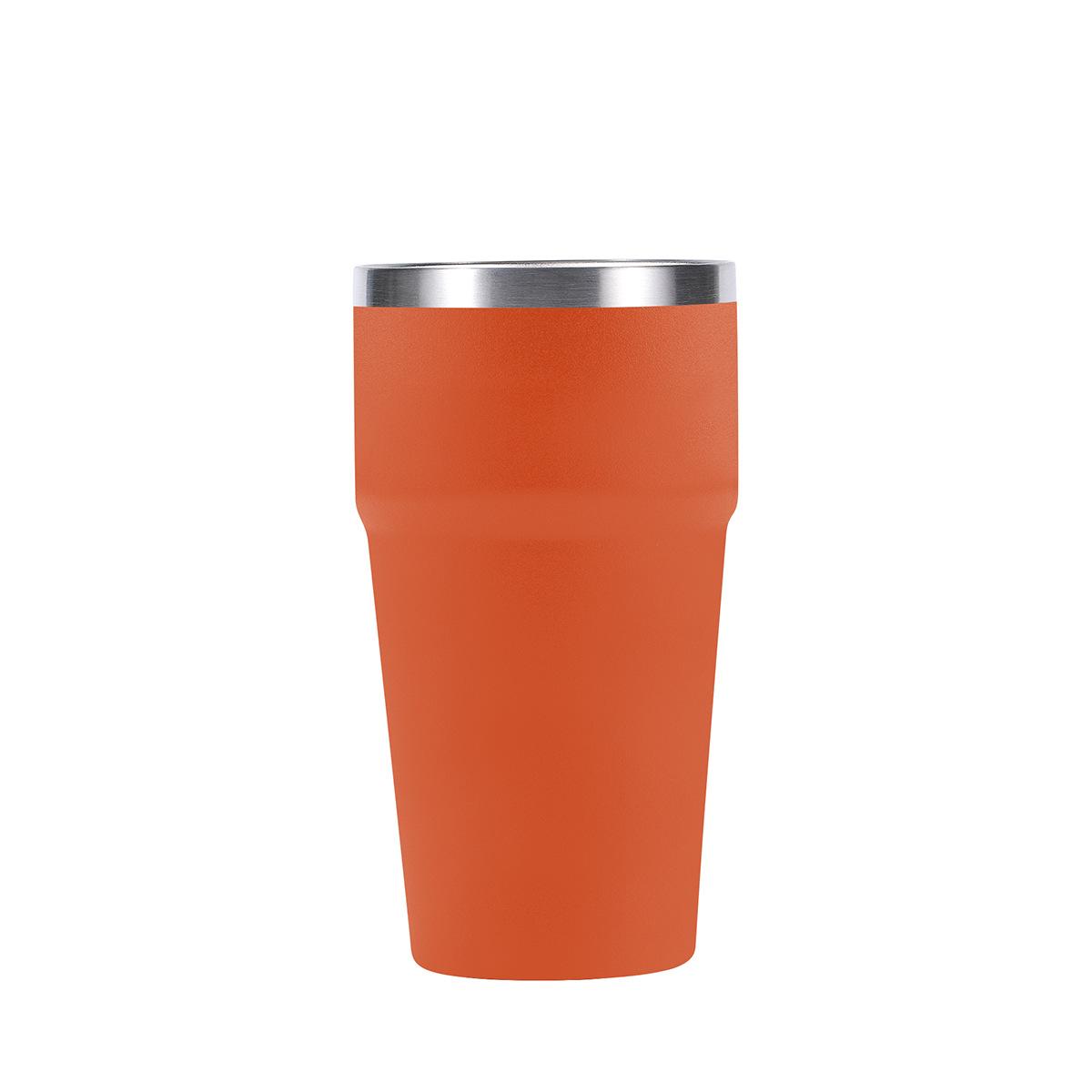 

The same stainless steel vacuum car cup 16oz 26oz ice cup cooler cup can be stacked with car cups 16oz оранжевый