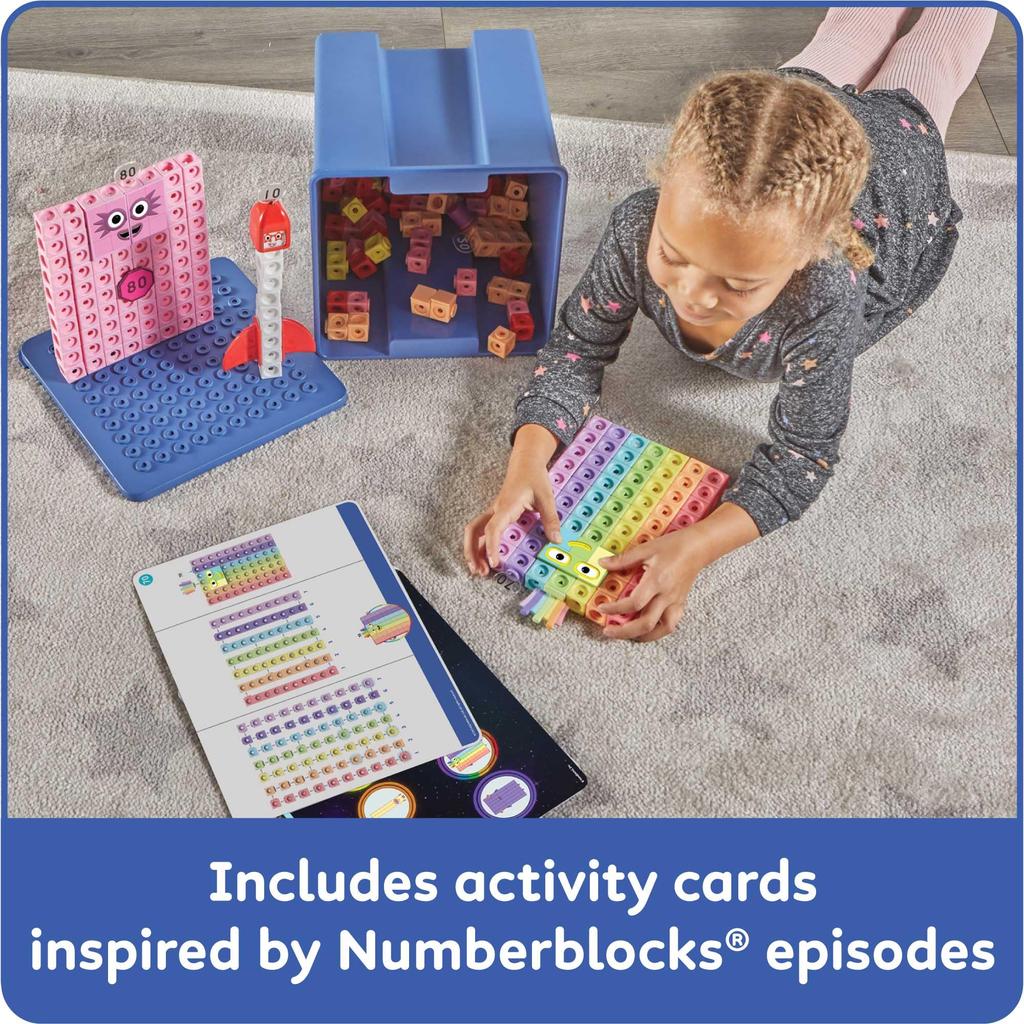 Numberblocks MathLink Cubes Heroes with Zero Activity Set Math Toy with Japanese Web Guide Ages 96930 (552 Cubes) - - 3+ - (Authentic Product)