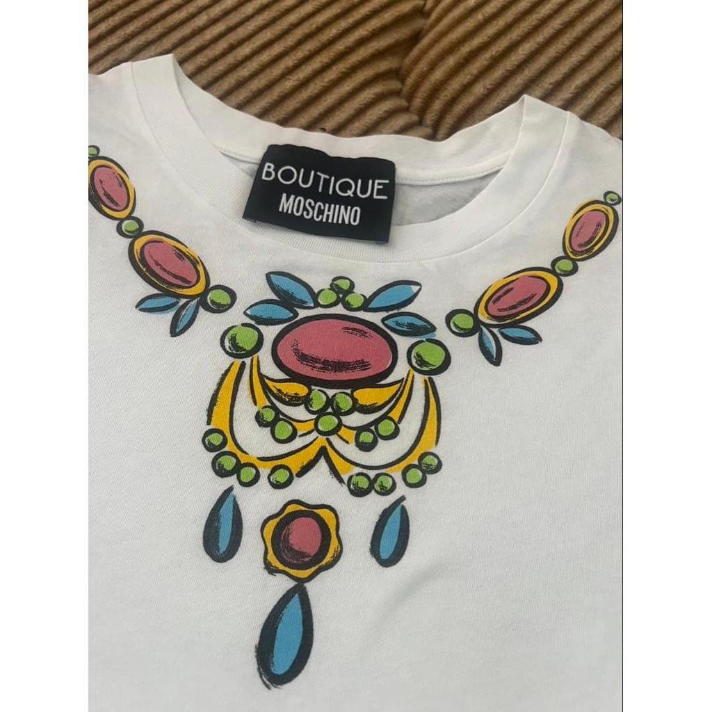 Used [Good condition] Boutique MOSCHINO Moschino short sleeve T-shirt white