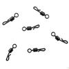 25Pcs 8# Durable Portable Q-shaped Quick Change Swivels Tackles for Carp Fishing
