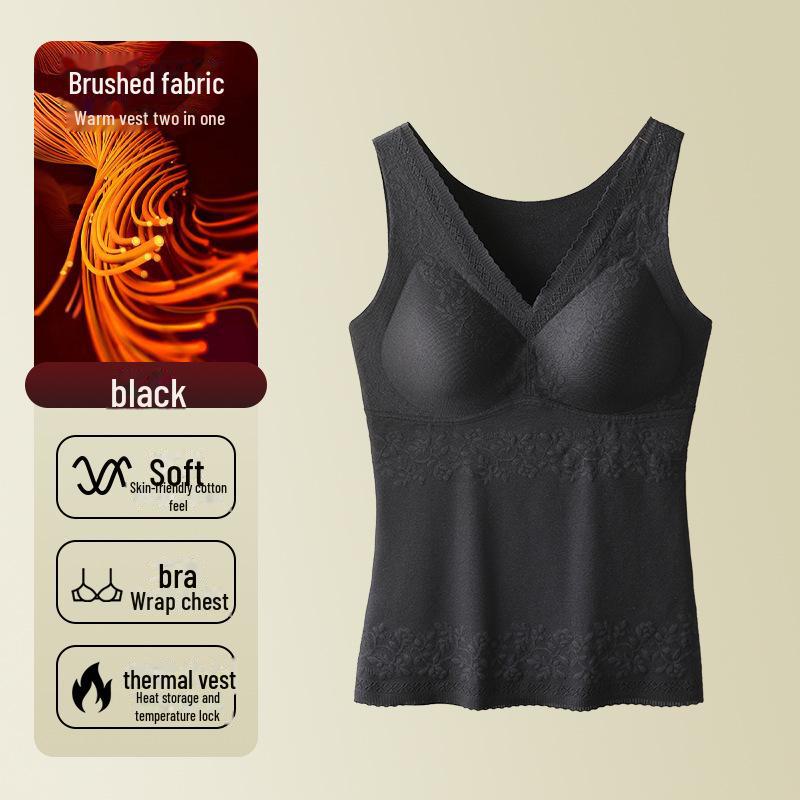 

Женский оригинальный терможилет с жаккардовым лиоцеллом и шелком Mulberry и встроенными нагрудными накладками #840 M (32/34ABC, 90-105 lbs)