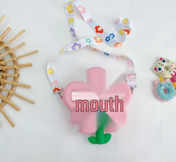 

Camellia Silicone Crossbody Bag: Trendy Children s Cartoon Coin Purse & Phone Holder Medium