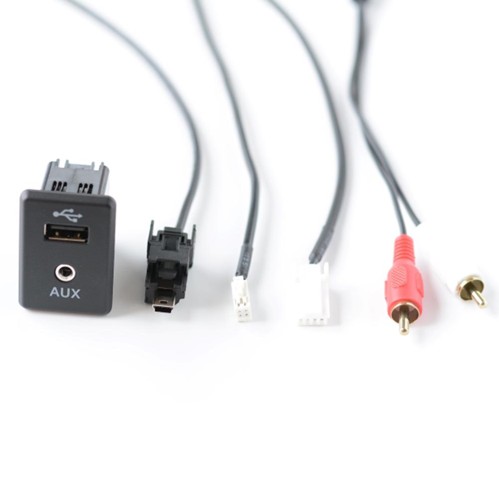 Audio Interface Car Audio Socket Car Audio System Direct Installation For Android Radio Wear-resistant Design Black