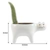 1pc Ceramic Cat Flower Pots Decorative Vase Plant Pots Hydroponics Flower Arrangement Potted Plants Creative Kitten Floral Vase