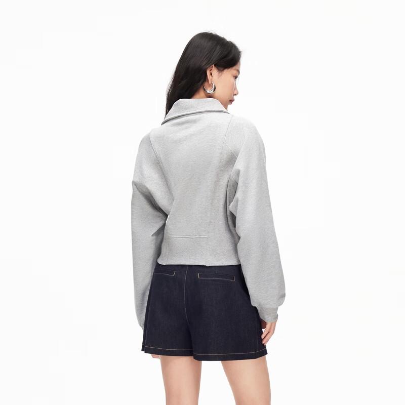 VEROMODA 2026 Spring Double-Zip Waist-Cinching Short Jacket