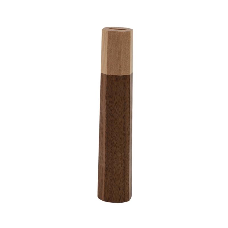 

Wooden Octagonal Shaped Tool Handle Wooden Cutter Making Detail Accessories Chefs Cutter Handle Replacement 1
