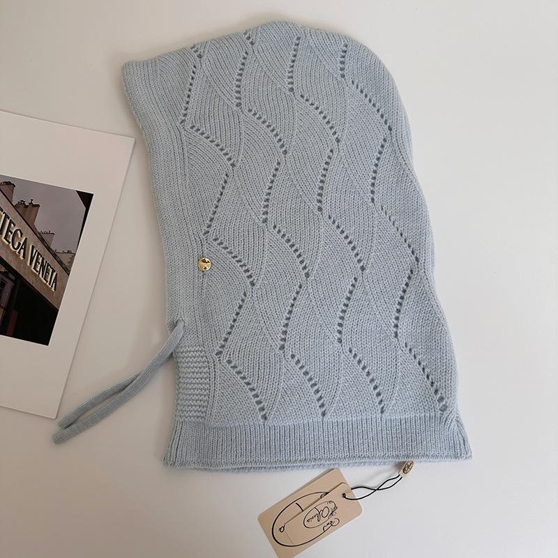 Women'S Winter Soft Beanie Hoodie Balaclava Hooded Scarf - Thermal Face Mask & Neck Gaiter, Stretchy Adjustable Drawstring Closure, Windproof