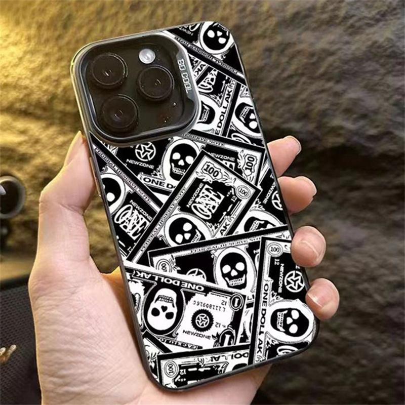 Case For  14 Cases Poco X6 Case Creative Skull Money Case For  Mi 13 12 11 Lite 5G 13T 12T 12X Poco M6 F5 Pro Cover