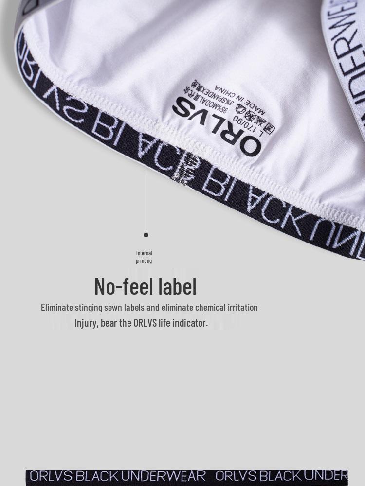 Trendy Men's Modal High-Cut Sport Bikini Briefs: Comfortable, Low-Rise Triangle Design