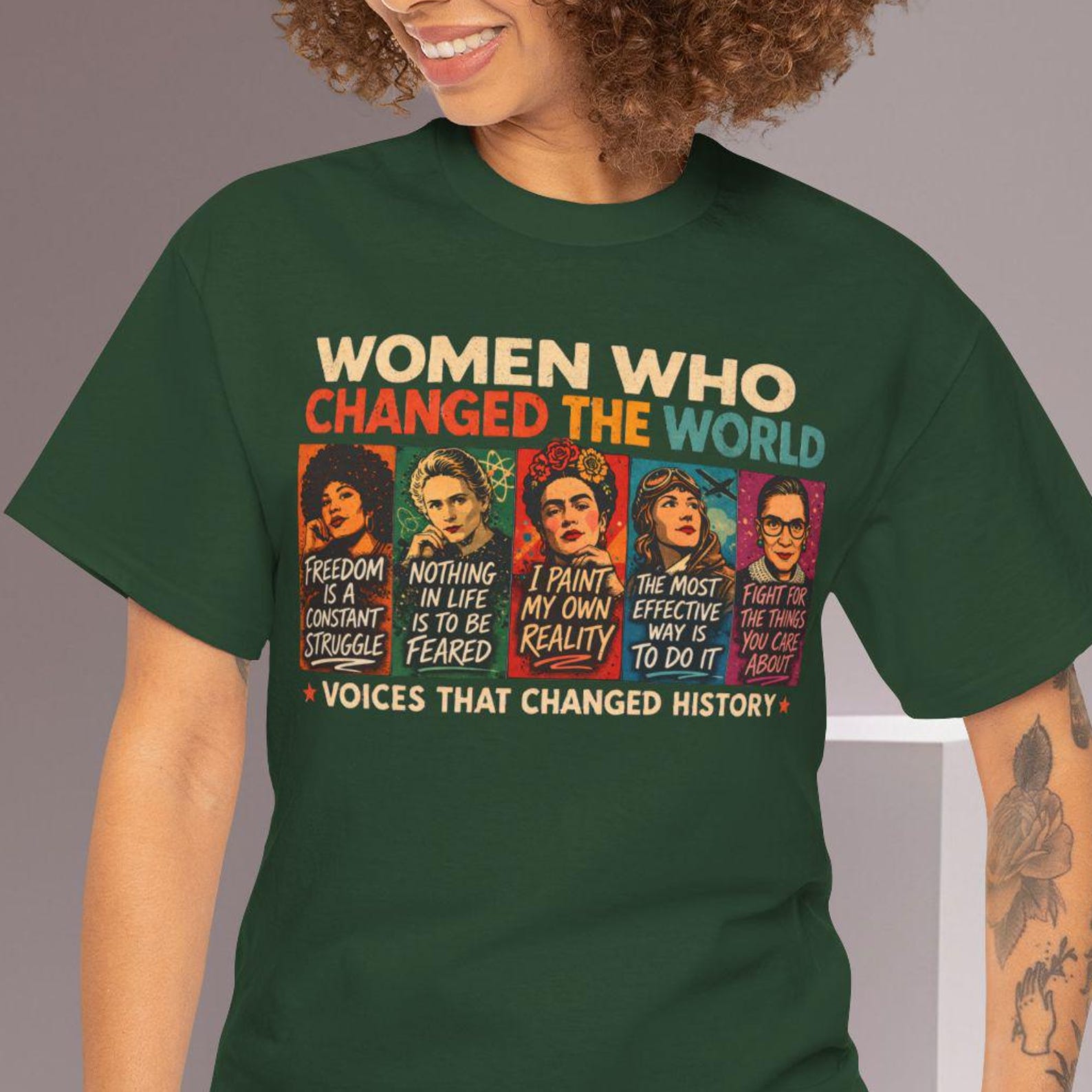 Women Who Changed the World Shirt, Strong Women T shirt, FeminisT shirt, Female Empowerment Tee, Womens Rights Shirt L