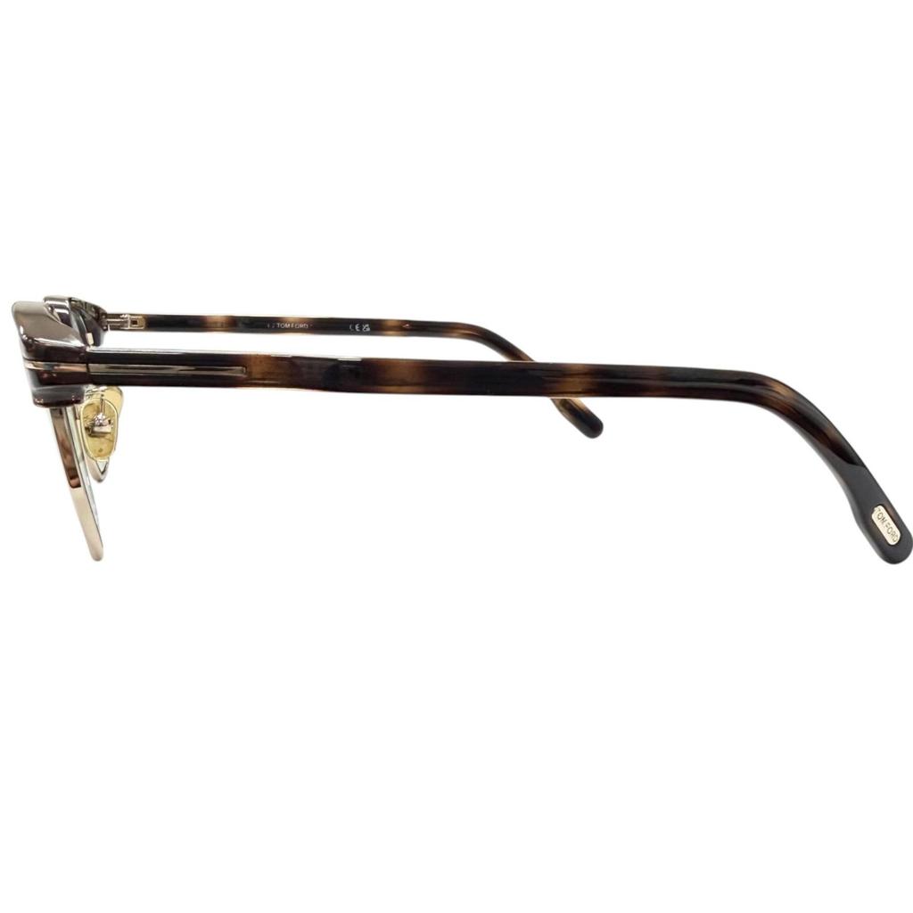 Very Good TOM FORD sunglasses Marble Pattern Browline Brown mens TF1119-D Used
