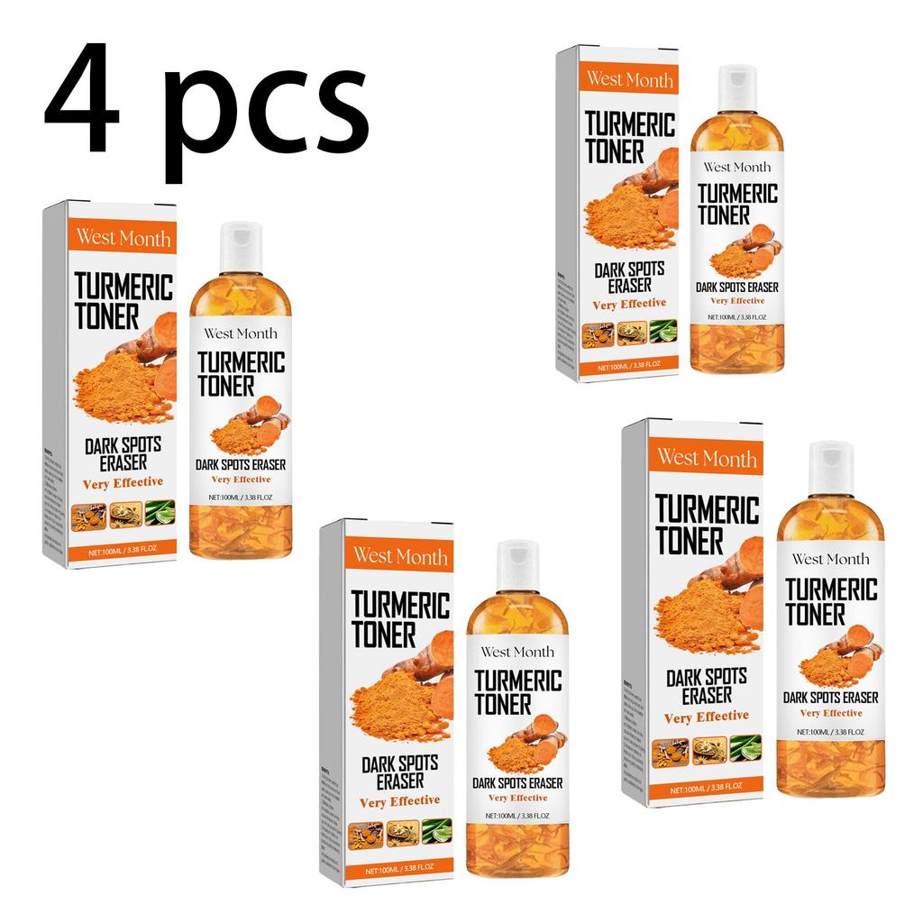 West&Month Anti-Dark Turmeric Toner ,Deeply Hydrates and Moisturizes, Brightens and Firms Facial Skin, Suitable for Face 100ml