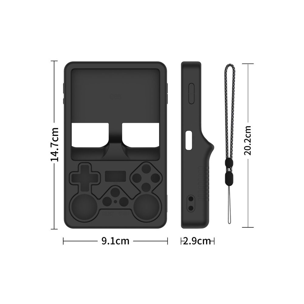 Housse de Protection en Silicone Anti-Rayures pour R36S Plus Accessoires de Jeu Portables