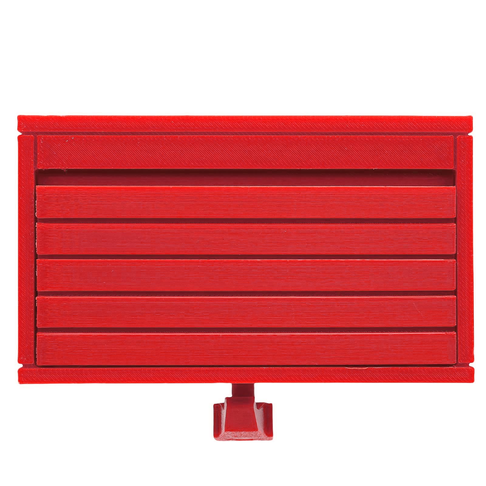 Porte-clés de garage de voiture avec porte ouvrante Espace décoratif amusant Économiseur d'espace Porte-clés mural red