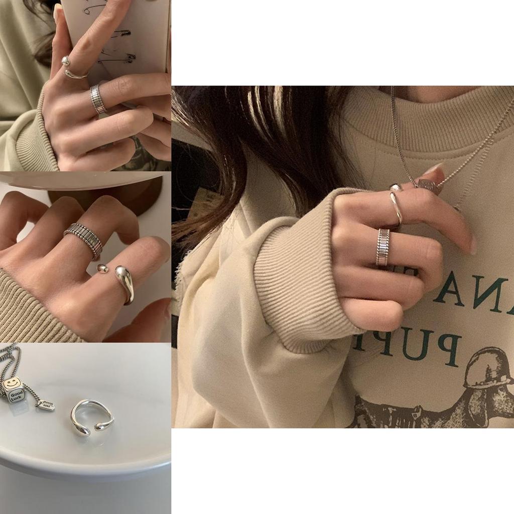 Irregular Trendsetting Geometric Ring For Women Fashionable And Adjustable Wear Copper