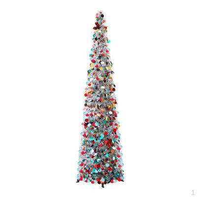 1.5m Artificial Christmas Tree Collapsible Pencil Trees