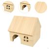 Hamster House Exploration Toy Cabin Hideaway Pet Shelter Cage Accessories for Mouse Chinchilla Rat