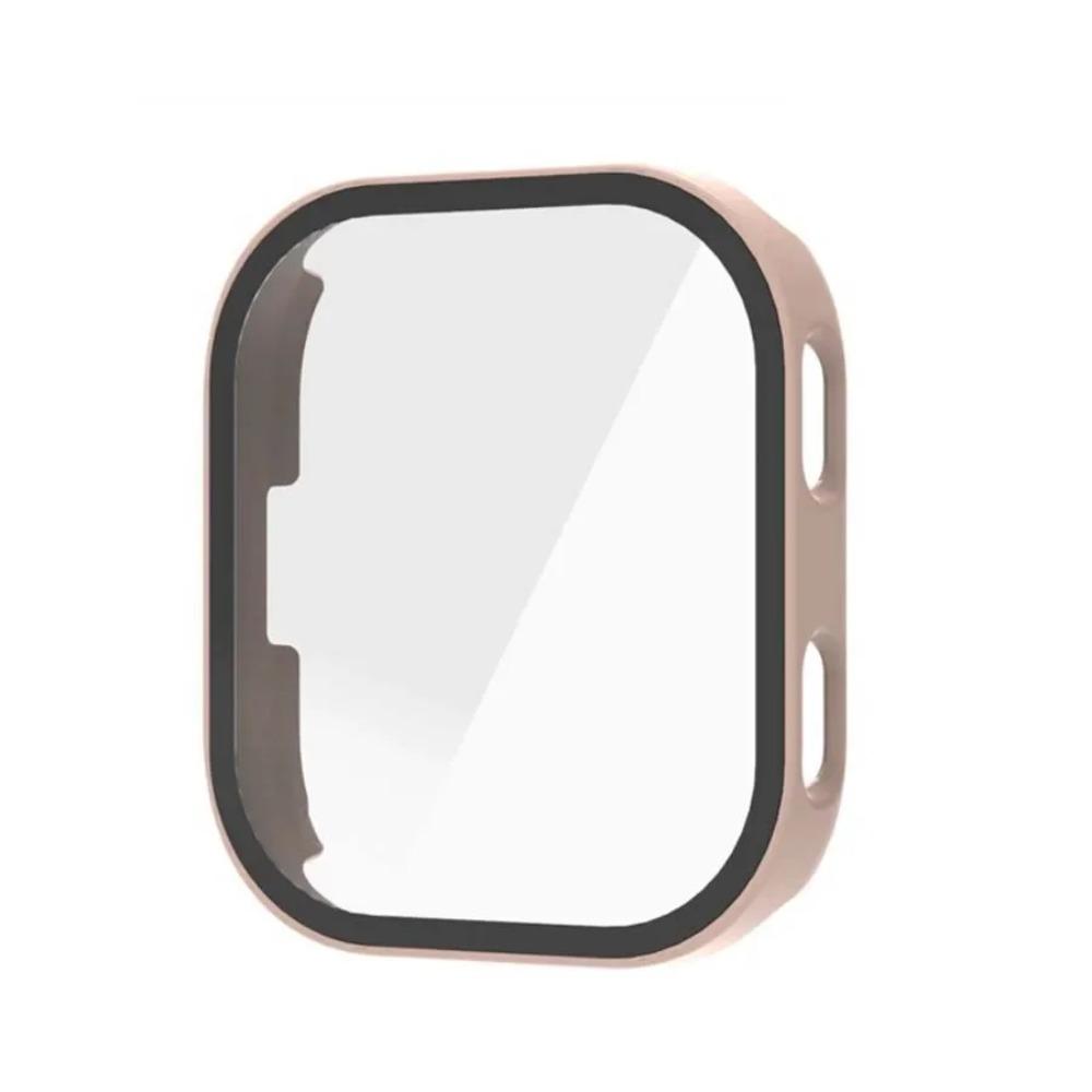 Glas+PC Hülle Für Amazfit Bip Max Displayschutz Anti-Kratz-Folie Stoßstange Schutzhülle Abdeckung Für Amazfit Bip Max Zubehör