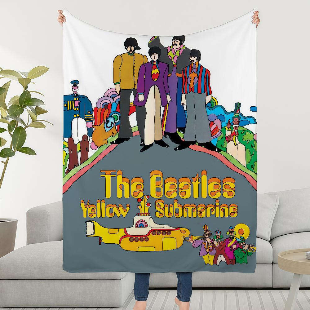 Blanket Throw Super The Cosy Plush B-BeatleS-ES Living Band Room Sofa Couch Childish Birthday Gifts