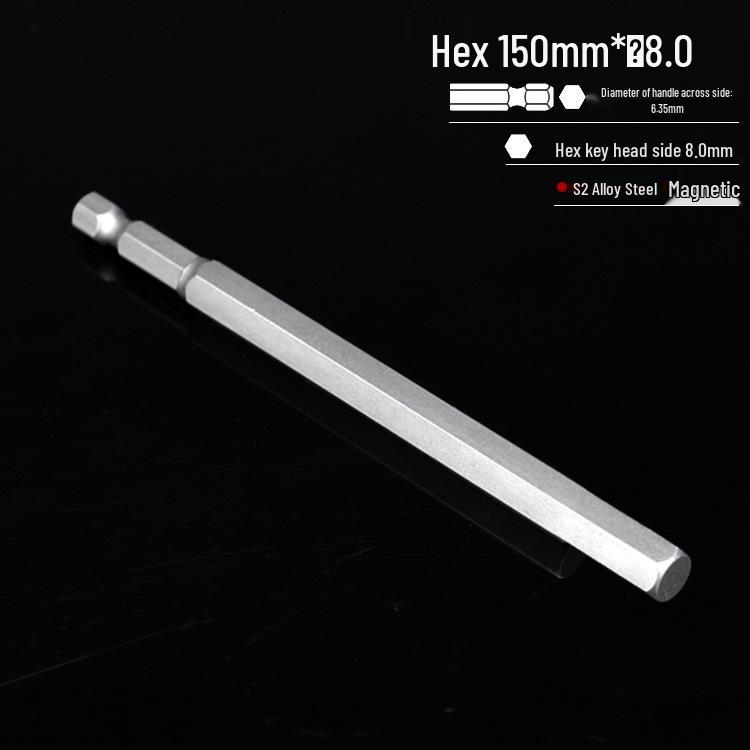 S2 Hexagon Magnetic Impact Driver Bit Set for Electric Screwdrivers