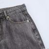 Kaslead New Arrival Women's Clothing Fashion Style Minimalist Retro Washed Mid Waist Wide Leg Denim 0503693