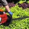 Gas Hedge Trimmer with Double Side Blade,  2 Cycle Gas Powered Hedge Trimmer, 2 Stroke Fuel-efficient Low Voice Gas Bush Cutter