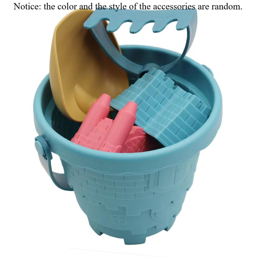 Children's Castle Sand Digging Sets Sand Scoop Summer Toy Beach Toys Sand Box for Kids Outdoor Baby Educational Interactive Gift