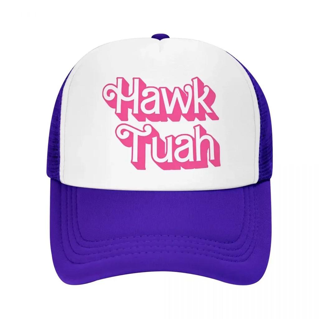 Unisex Hawk Tuah Tawk Tuah Talk Funny Meme Trucker Hat Mesh Baseball Caps Snapback Caps Dad Hat Adjustable Golf Hats Summer